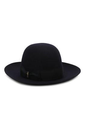 Женская фетровая шляпа BORSALINO темно-синего цвета по цене 33500 руб., арт. 212993 | Фото 1 Женская фетровая шляпа BORSALINO темно-синего цвета, арт. 212993 | Фото 1