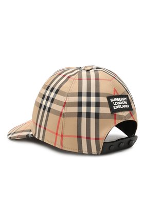 Женская бейсболка BURBERRY бежевого цвета по цене 21200 руб., арт. 8021444 | Фото 2 Женская бейсболка BURBERRY бежевого цвета, арт. 8021444 | Фото 2