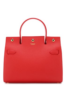 Женская сумка title small BURBERRY красного цвета по цене 128000 руб., арт. 8016045 | Фото 1 Женская сумка title small BURBERRY красного цвета, арт. 8016045 | Фото 1