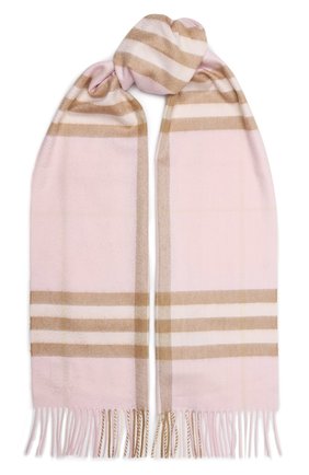 Мужские кашемировый шарф BURBERRY розового цвета по цене 34100 руб., арт. 8016396 | Фото 1 Мужские кашемировый шарф BURBERRY розового цвета, арт. 8016396 | Фото 1