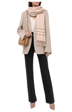 Мужские кашемировый шарф BURBERRY светло-розового цвета по цене 34100 руб., арт. 8016394 | Фото 2 Мужские кашемировый шарф BURBERRY светло-розового цвета, арт. 8016394 | Фото 2