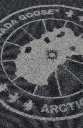 Мужские шерстяной шарф CANADA GOOSE темно-синего цвета по цене 20950 руб., арт. 5279L | Фото 2 Мужские шерстяной шарф CANADA GOOSE темно-синего цвета, арт. 5279L | Фото 2