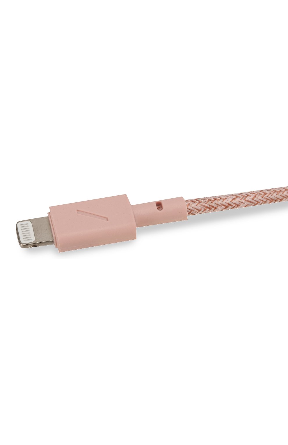 Мужской кабель lightning/3.5mm NATIVE UNION розового цвета по цене 4590 руб., арт. BELT-L-AUX-ROSE | Фото 2 Мужской кабель lightning/3.5mm NATIVE UNION розового цвета, арт. BELT-L-AUX-ROSE | Фото 2