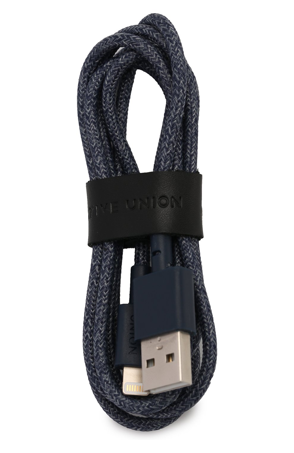 Кабель lightning/usb NATIVE UNION синего цвета, арт. BELT-KV-L-IND-2 | Фото 1 (Региональные ограничения белый список (Axapta Mercury): RU; Статус проверки: Проверена категория)