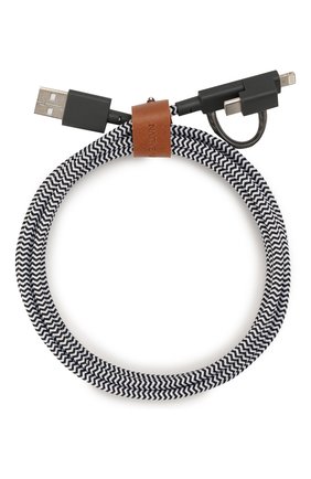 Кабель lightning/usb/micro-usb NATIVE UNION черно-белого цвета по цене 0 руб., арт. BELT-KV-ULC-ZEB | Фото 1 Кабель lightning/usb/micro-usb NATIVE UNION черно-белого цвета, арт. BELT-KV-ULC-ZEB | Фото 1 (Региональные ограничения белый список (Axapta Mercury): RU; Статус проверки: Проверена категория)