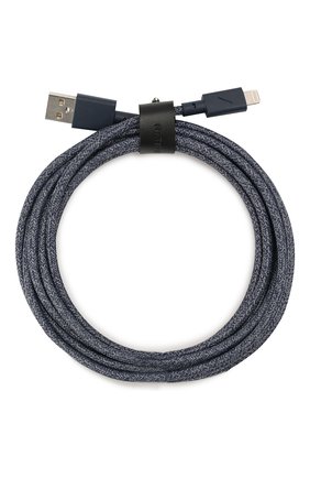 Мужской кабель lightning/usb NATIVE UNION синего цвета по цене 3990 руб., арт. BELT-KV-L-IND-3 | Фото 1 Мужской кабель lightning/usb NATIVE UNION синего цвета, арт. BELT-KV-L-IND-3 | Фото 1