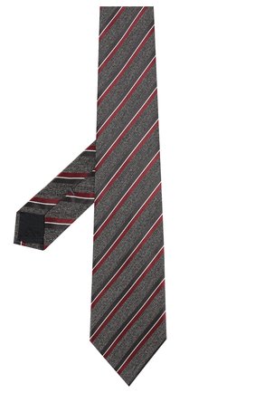 Мужской шелковый галстук ERMENEGILDO ZEGNA серого цвета по цене 13450 руб., арт. Z6D81/1XW | Фото 2 Мужской шелковый галстук ERMENEGILDO ZEGNA серого цвета, арт. Z6D81/1XW | Фото 2