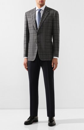 Мужская хлопковая сорочка ZEGNA COUTURE белого цвета по цене 59050 руб., арт. 602075/9NS0LB | Фото 2 Мужская хлопковая сорочка ZEGNA COUTURE белого цвета, арт. 602075/9NS0LB | Фото 2 (Рукава: Длинные; Статус проверки: Проверено, Проверена категория; Материал внешний: Хлопок; Длина (для топов): Стандартные; Случай: Формальный; Принт: Полоска; Манжеты: На пуговицах; Мужское Кросс-КТ: Сорочка-одежда; Воротник: Акула)