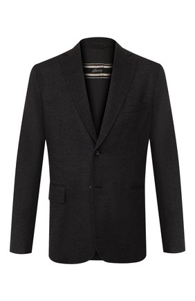 Мужской шерстяной пиджак BRIONI темно-серого цвета по цене 250500 руб., арт. UJBD0L/08631 | Фото 1 Мужской шерстяной пиджак BRIONI темно-серого цвета, арт. UJBD0L/08631 | Фото 1 (Материал внешний: Шерсть; Материал подклада: Купро; Рукава: Длинные; Длина (для топов): Стандартные; 1-2-бортные: Однобортные; Пиджаки М: Прямой; Случай: Формальный; Стили: Классический; Статус проверки: Проверена категория)