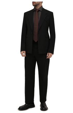 Мужская хлопковая сорочка ERMENEGILDO ZEGNA хаки цвета по цене 35350 руб., арт. 601065/9MS0BR | Фото 2 Мужская хлопковая сорочка ERMENEGILDO ZEGNA хаки цвета, арт. 601065/9MS0BR | Фото 2 (Длина (для топов): Стандартные; Статус проверки: Проверено, Проверена категория; Рукава: Длинные; Материал внешний: Хлопок; Мужское Кросс-КТ: Сорочка-одежда; Случай: Формальный; Принт: Однотонные; Манжеты: На пуговицах; Воротник: Акула)