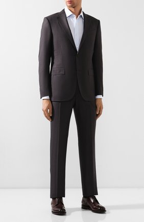 Мужская хлопковая сорочка ERMENEGILDO ZEGNA голубого цвета по цене 23200 руб., арт. 601011/9MS0BR | Фото 2 Мужская хлопковая сорочка ERMENEGILDO ZEGNA голубого цвета, арт. 601011/9MS0BR | Фото 2
