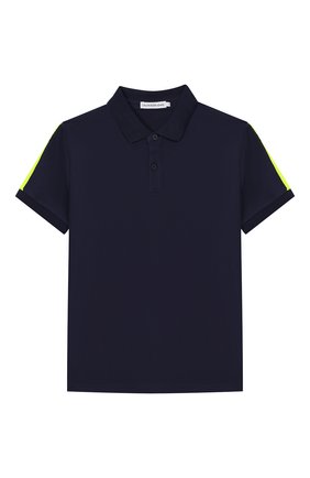 Детское хлопковое поло CALVIN KLEIN JEANS синего цвета по цене 5200 руб., арт. IB0IB00208 | Фото 1 Детское хлопковое поло CALVIN KLEIN JEANS синего цвета, арт. IB0IB00208 | Фото 1