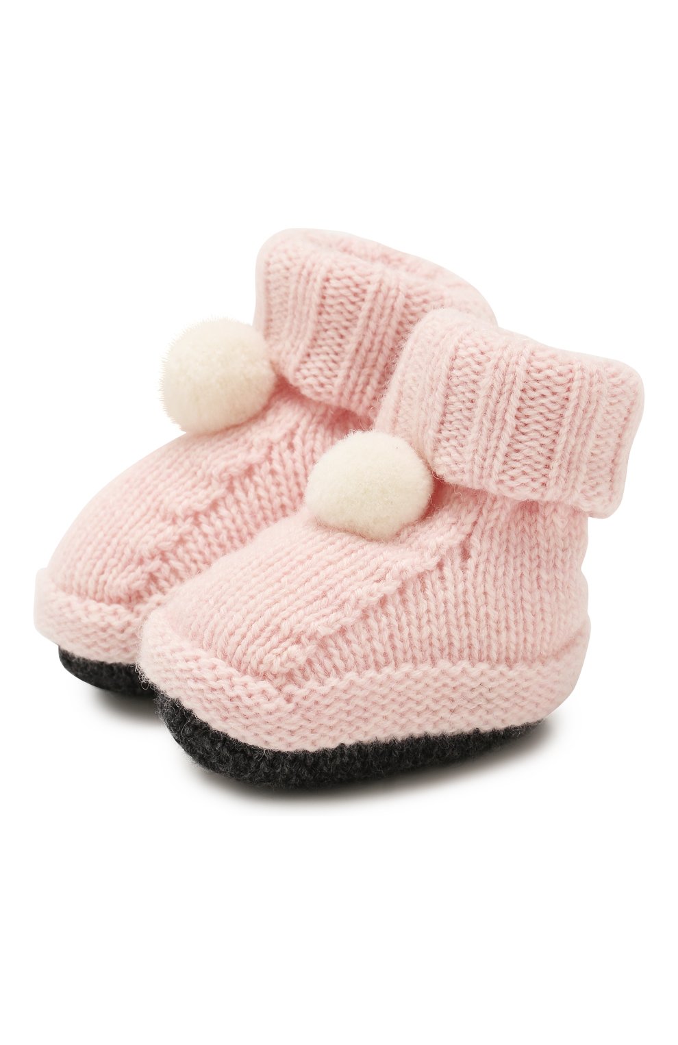 Детские носки из шерсти и кашемира BABY T светло-розового цвета, арт. 19AI143SA | Фото 1 (Статус проверки: Проверена категория)