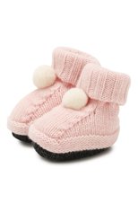 Детские носки из шерсти и кашемира BABY T светло-розового цвета, арт. 19AI143SA | Фото 1 (Статус проверки: Проверена категория)