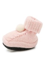 Детские носки из шерсти и кашемира BABY T светло-розового цвета, арт. 19AI143SA | Фото 2 (Статус проверки: Проверена категория)