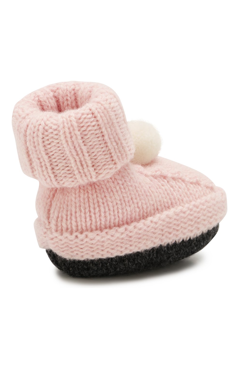 Детские носки из шерсти и кашемира BABY T светло-розового цвета, арт. 19AI143SA | Фото 3 (Статус проверки: Проверена категория)