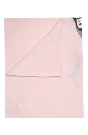Детского одеяло из шерсти и кашемира BABY T светло-розового цвета, арт. 19AI142C0 | Фото 1 (Материал: Шерсть, Текстиль; Статус проверки: Проверена категория)
