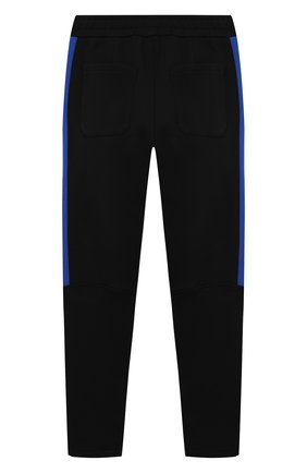 Детские хлопковые джоггеры BALMAIN синего цвета по цене 25450 руб., арт. 6L6617/LX170/12-16 | Фото 2 Детские хлопковые джоггеры BALMAIN синего цвета, арт. 6L6617/LX170/12-16 | Фото 2