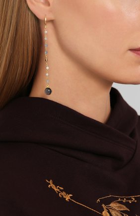 Женские серьги EXCLAIM золотого цвета по цене 8580 руб., арт. 041G2943E | Фото 2 Женские серьги EXCLAIM золотого цвета, арт. 041G2943E | Фото 2