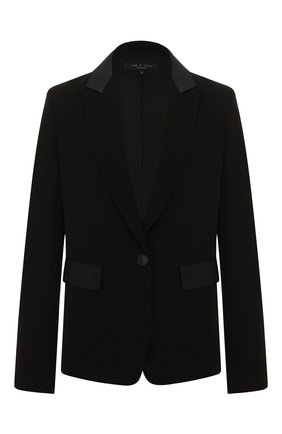 Женский жакет RAG&BONE черного цвета по цене 43800 руб., арт. WAW19F4038M438 | Фото 1 Женский жакет RAG&BONE черного цвета, арт. WAW19F4038M438 | Фото 1