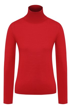 Женская водолазка из смеси шерсти и шелка REDVALENTINO красного цвета по цене 32850 руб., арт. SR0KC03R/4A7 | Фото 1 Женская водолазка из смеси шерсти и шелка REDVALENTINO красного цвета, арт. SR0KC03R/4A7 | Фото 1