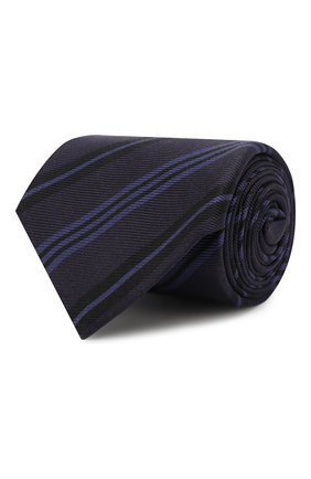Мужской шелковый галстук KITON фиолетового цвета, арт. UCRVKLC09F86 | Фото 1 (Материал: Шелк, Текстиль; Статус проверки: Проверена категория; Принт: С принтом)