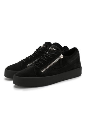 Мужские замшевые кеды frankie winter GIUSEPPE ZANOTTI DESIGN черного цвета по цене 49950 руб., арт. RU80022/002 | Фото 1 Мужские замшевые кеды frankie winter GIUSEPPE ZANOTTI DESIGN черного цвета, арт. RU80022/002 | Фото 1