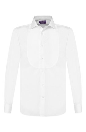 Мужская хлопковая сорочка RALPH LAUREN белого цвета по цене 77600 руб., арт. 791770404 | Фото 1 Мужская хлопковая сорочка RALPH LAUREN белого цвета, арт. 791770404 | Фото 1 (Статус проверки: Проверена категория, Проверено; Материал внешний: Хлопок; Мужское Кросс-КТ: Сорочка-одежда; Рукава: Длинные; Длина (для топов): Стандартные; Случай: Вечерний; Рубашки М: Под запонки; Принт: Однотонные; Манжеты: Под запонки; Воротник: Акула)