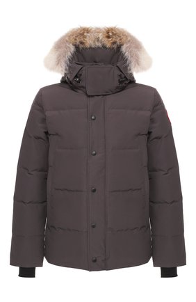 Мужская пуховая куртка wyndham CANADA GOOSE серого цвета по цене 106500 руб., арт. 3808M | Фото 1 Мужская пуховая куртка wyndham CANADA GOOSE серого цвета, арт. 3808M | Фото 1