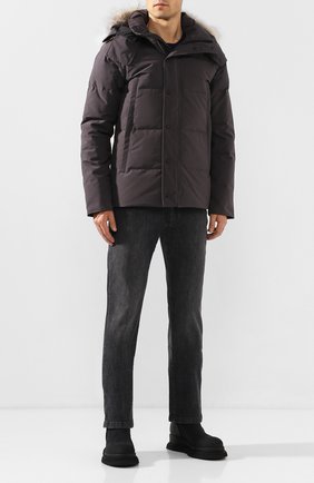 Мужская пуховая куртка wyndham CANADA GOOSE серого цвета по цене 106500 руб., арт. 3808M | Фото 2 Мужская пуховая куртка wyndham CANADA GOOSE серого цвета, арт. 3808M | Фото 2