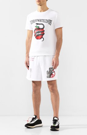 Хлопковые шорты Off-White X Undercover | Фото №2 Хлопковые шорты Off-White X Undercover | Фото №2