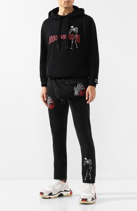 Джинсы с поясной сумкой Off-White X Undercover | Фото №2 Джинсы с поясной сумкой Off-White X Undercover | Фото №2