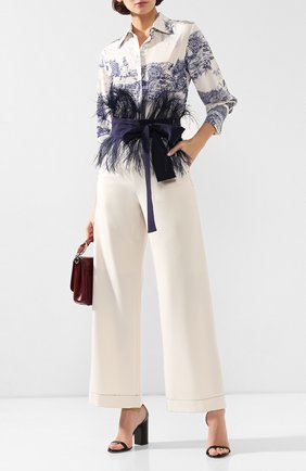 Женский текстильный пояс SARA ROKA синего цвета по цене 22950 руб., арт. BELT/C7-FW19/A2 | Фото 2 Женский текстильный пояс SARA ROKA синего цвета, арт. BELT/C7-FW19/A2 | Фото 2