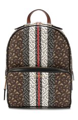 Женский рюкзак tb BURBERRY коричневого цвета, арт. 8019346 | Фото 1 (Размер: medium; Материал: Экокожа; Стили: Кэжуэл)