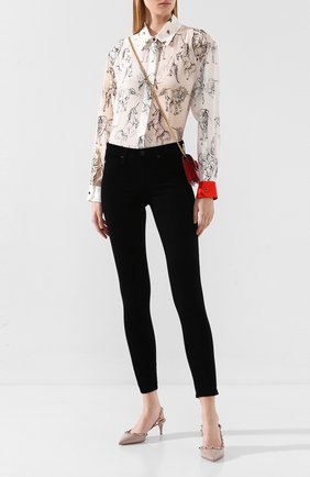 Женская кожаные туфли valentino garavani rockstud VALENTINO бежевого цвета по цене 52000 руб., арт. RW2S0H14/VNW | Фото 2 Женская кожаные туфли valentino garavani rockstud VALENTINO бежевого цвета, арт. RW2S0H14/VNW | Фото 2