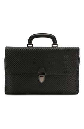 Мужской кожаный портфель ERMENEGILDO ZEGNA черного цвета по цене 166000 руб., арт. C1384P-LHPTA | Фото 1 Мужской кожаный портфель ERMENEGILDO ZEGNA черного цвета, арт. C1384P-LHPTA | Фото 1
