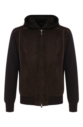 Мужской замшевый кардиган ZEGNA COUTURE коричневого цвета по цене 314000 руб., арт. CTL64/IB3 | Фото 1 Мужской замшевый кардиган ZEGNA COUTURE коричневого цвета, арт. CTL64/IB3 | Фото 1