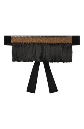 Женский текстильный пояс SARA ROKA черного цвета по цене 15600 руб., арт. BELT/C5-FW19/020PR | Фото 1 Женский текстильный пояс SARA ROKA черного цвета, арт. BELT/C5-FW19/020PR | Фото 1