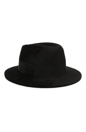 Женская фетровая шляпа SAINT LAURENT черного цвета по цене 65800 руб., арт. 580332/4YA58 | Фото 1 Женская фетровая шляпа SAINT LAURENT черного цвета, арт. 580332/4YA58 | Фото 1