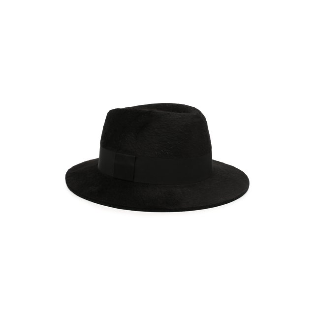 Фетровая шляпа Saint Laurent черного цвета