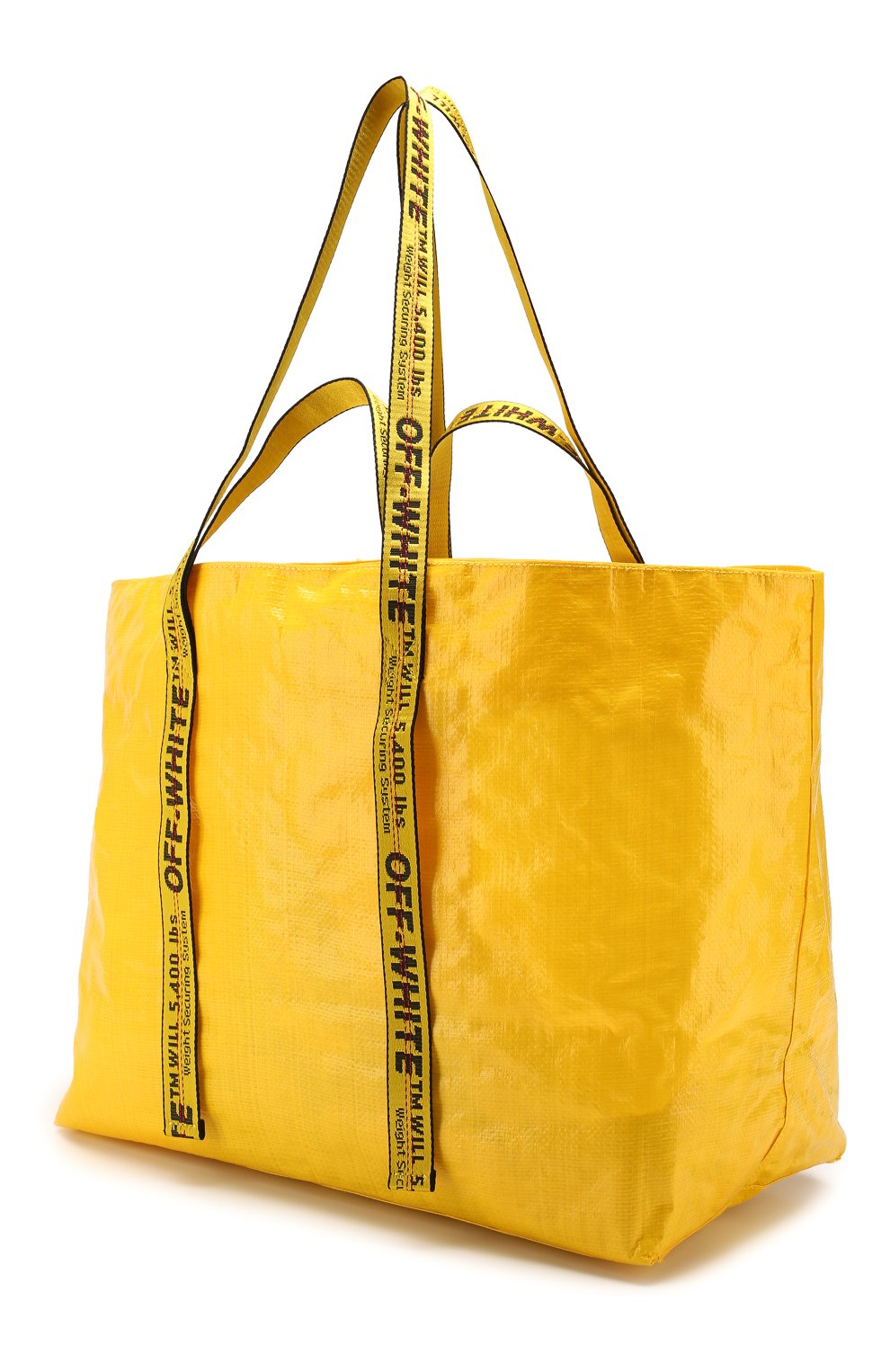 Женский сумка-тоут OFF-WHITE желтого цвета по цене 14250 руб., арт. 0WNA094E19F591106010 | Фото 3 Женский сумка-тоут OFF-WHITE желтого цвета, арт. 0WNA094E19F591106010 | Фото 3