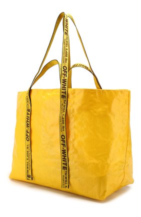 Женский сумка-тоут OFF-WHITE желтого цвета по цене 14250 руб., арт. 0WNA094E19F591106010 | Фото 3 Женский сумка-тоут OFF-WHITE желтого цвета, арт. 0WNA094E19F591106010 | Фото 3