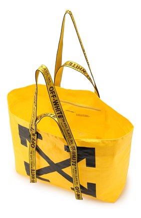 Женский сумка-тоут OFF-WHITE желтого цвета по цене 14250 руб., арт. 0WNA094E19F591106010 | Фото 4 Женский сумка-тоут OFF-WHITE желтого цвета, арт. 0WNA094E19F591106010 | Фото 4