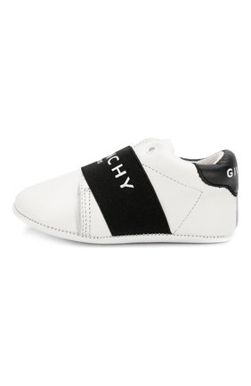 Детского кожаные пинетки GIVENCHY белого цвета по цене 14710 руб., арт. H99016 | Фото 2 Детского кожаные пинетки GIVENCHY белого цвета, арт. H99016 | Фото 2