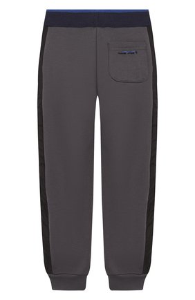 Детские хлопковые джоггеры LANVIN серого цвета по цене 12200 руб., арт. 4L6030/LX080/5-8 | Фото 2 Детские хлопковые джоггеры LANVIN серого цвета, арт. 4L6030/LX080/5-8 | Фото 2