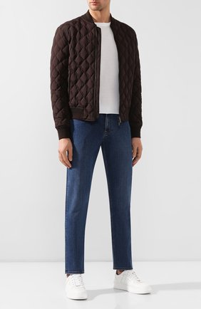 Мужские джинсы ERMENEGILDO ZEGNA синего цвета по цене 39000 руб., арт. UTI78/JS01 | Фото 2 Мужские джинсы ERMENEGILDO ZEGNA синего цвета, арт. UTI78/JS01 | Фото 2