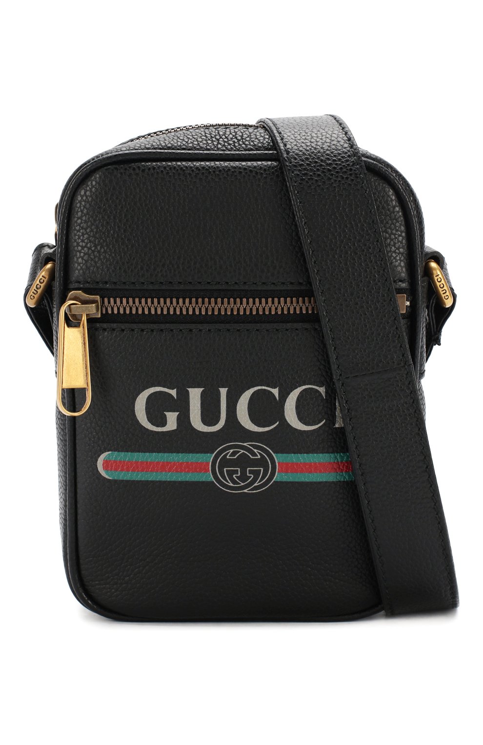 gucci print belt bolsa small