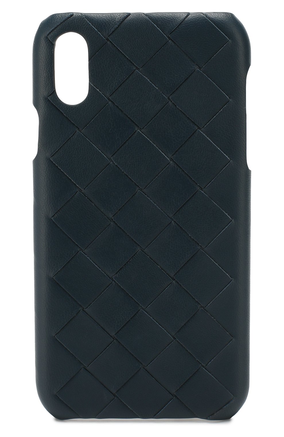 Мужской кожаный чехол для iphone x/xs BOTTEGA VENETA синего цвета, арт. 592060/V00BL | Фото 1