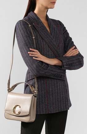 Женская сумка chloé с small CHLOÉ бежевого цвета по цене 0 руб., арт. CHC19WS199A37 | Фото 5 Женская сумка chloé с small CHLOÉ бежевого цвета, арт. CHC19WS199A37 | Фото 5 (Сумки-технические: Сумки через плечо, Сумки top-handle; Материал: Натуральная кожа; Ремень/цепочка: На ремешке; Размер: small)