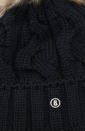 Детского шапка BOGNER KIDS темно-синего цвета по цене 10590 руб., арт. 9550P228 | Фото 3 Детского шапка BOGNER KIDS темно-синего цвета, арт. 9550P228 | Фото 3